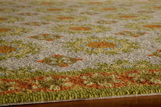 Momeni Suzani Hook SZI-3 Ivory Area Rug Corner Shot