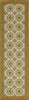 Momeni Suzani Hook SZI-3 Ivory Area Rug Closeup