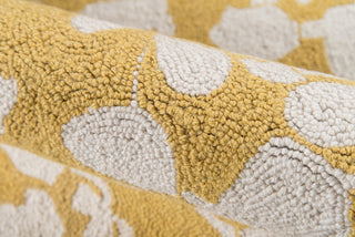 Momeni Suzani Hook SZI-4 Gold Area Rug Detail Shot