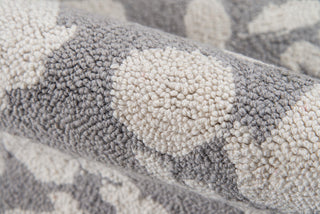 Momeni Suzani Hook SZI-4 Grey Area Rug Detail Shot