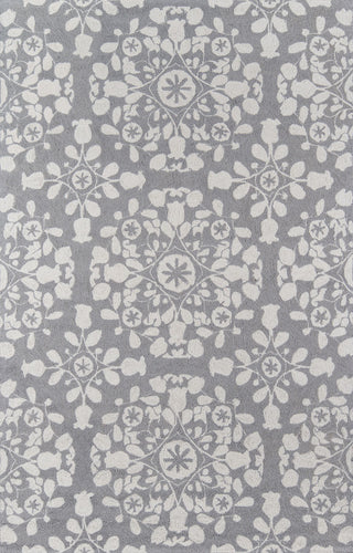 Momeni Suzani Hook SZI-4 Grey Area Rug main image