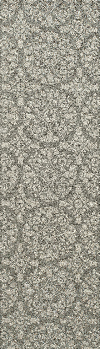 Momeni Suzani Hook SZI-4 Grey Area Rug Runner