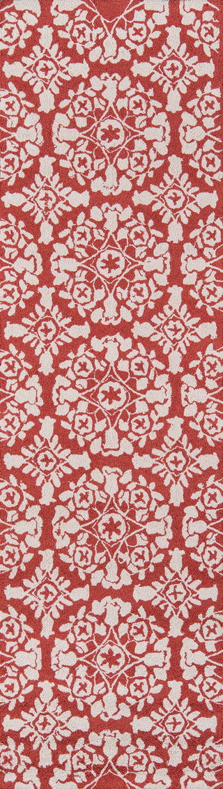 Momeni Suzani Hook SZI-4 Red Area Rug Runner