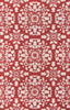 Momeni Suzani Hook SZI-4 Red Area Rug main image