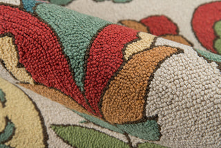 Momeni Suzani Hook SZI-6 Beige Area Rug Detail Shot