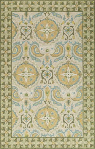 Momeni Suzani Hook SZI-1 Aqua Area Rug 