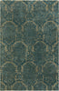 Kalaty Seville SV-750 Damask Blue Area Rug main image