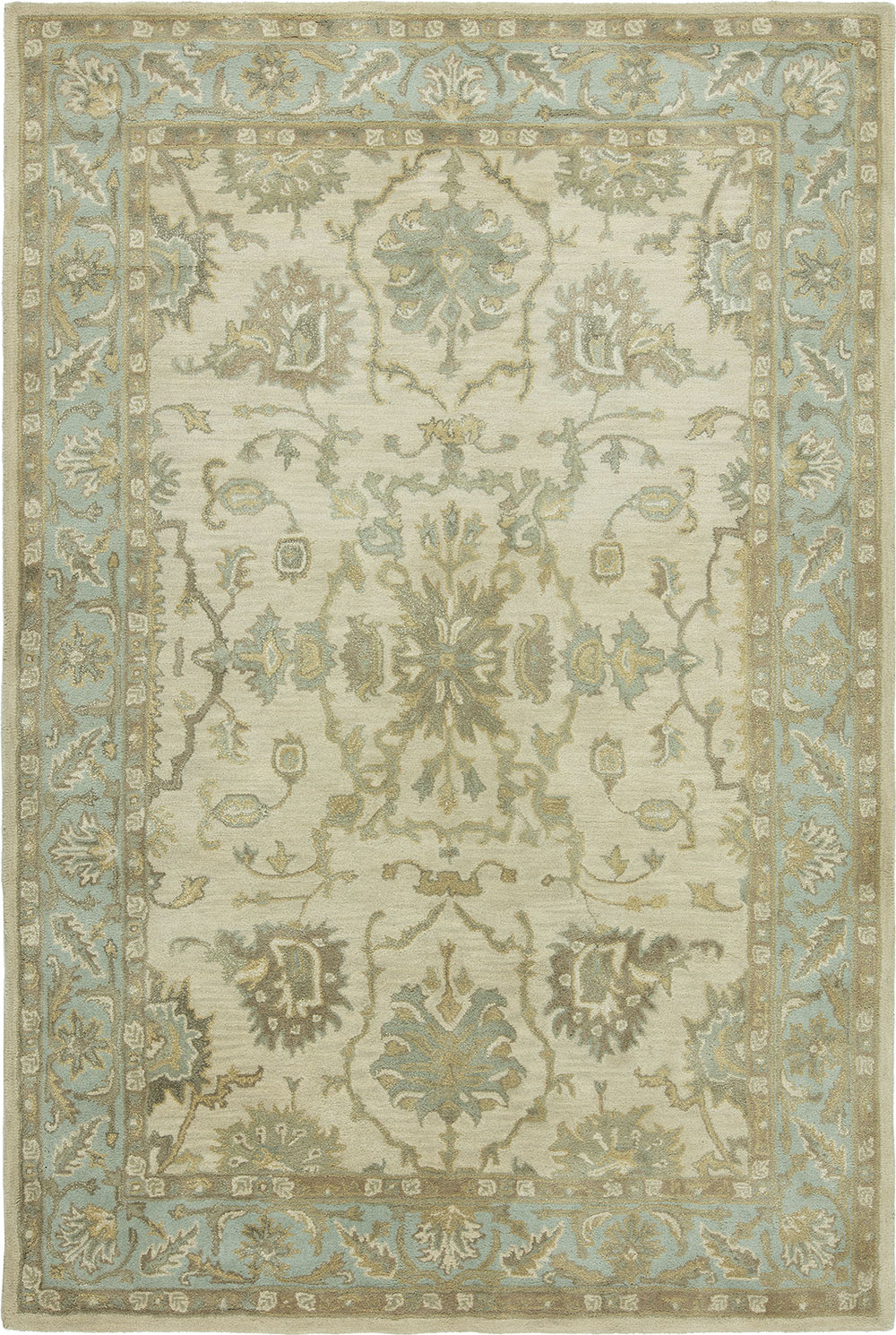 K2 Seville SV-755 Ivory/Light Blue Area Rug