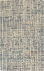 Trans Ocean Savannah 9512/04 Grid Blue Area Rug by Liora Manne