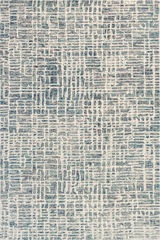 Trans Ocean Savannah 9512/04 Grid Blue Area Rug by Liora Manne