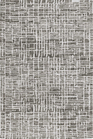 Trans Ocean Savannah 9512/47 Grid Grey Area Rug by Liora Manne