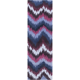 Surya Swank SWA-1004 Navy Area Rug 2'6'' x 8' Runner