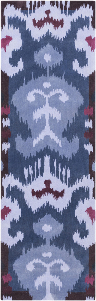 Surya Swank SWA-1011 Navy Area Rug 2'6'' x 8' Runner