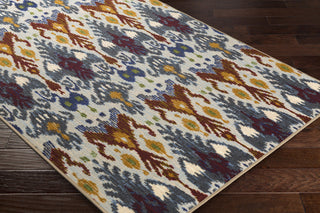 Surya Sonya SYA-1006 Brown/Blue Area Rug Closeup