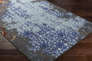 Surya Sonya SYA-1007 Blue/Grey Area Rug Closeup