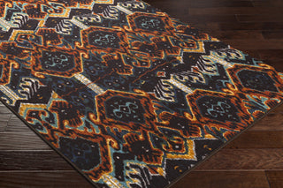 Surya Sonya SYA-1016 Blue/Brown Area Rug Closeup