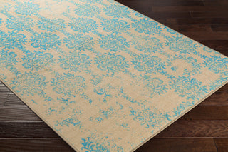 Surya Sonya SYA-1021 Neutral/Blue Area Rug Closeup