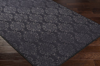 Surya Sonya SYA-1025 Black/Grey Area Rug Closeup