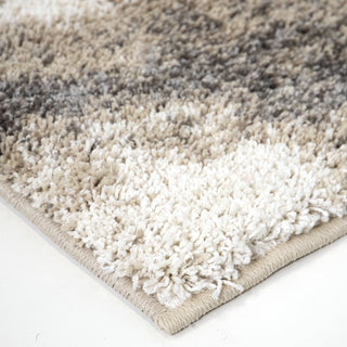 Orian Rugs Super Shag Sycamore Ivory Area Rug Corner Image