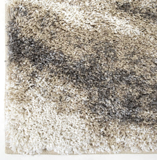 Orian Rugs Super Shag Sycamore Ivory Area Rug Close up