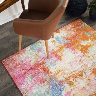 Orian Rugs Symmetry City Sunrise Multi Area Rug 