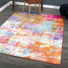 Orian Rugs Symmetry City Sunrise Multi Area Rug Lifestyle Image Feature