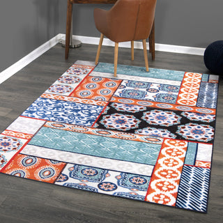 Orian Rugs Symmetry Engel Multi Area Rug Lifestyle Image Feature