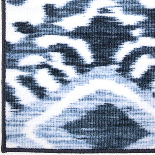 Orian Rugs Symmetry Ravine Gunmetal Area Rug Close up