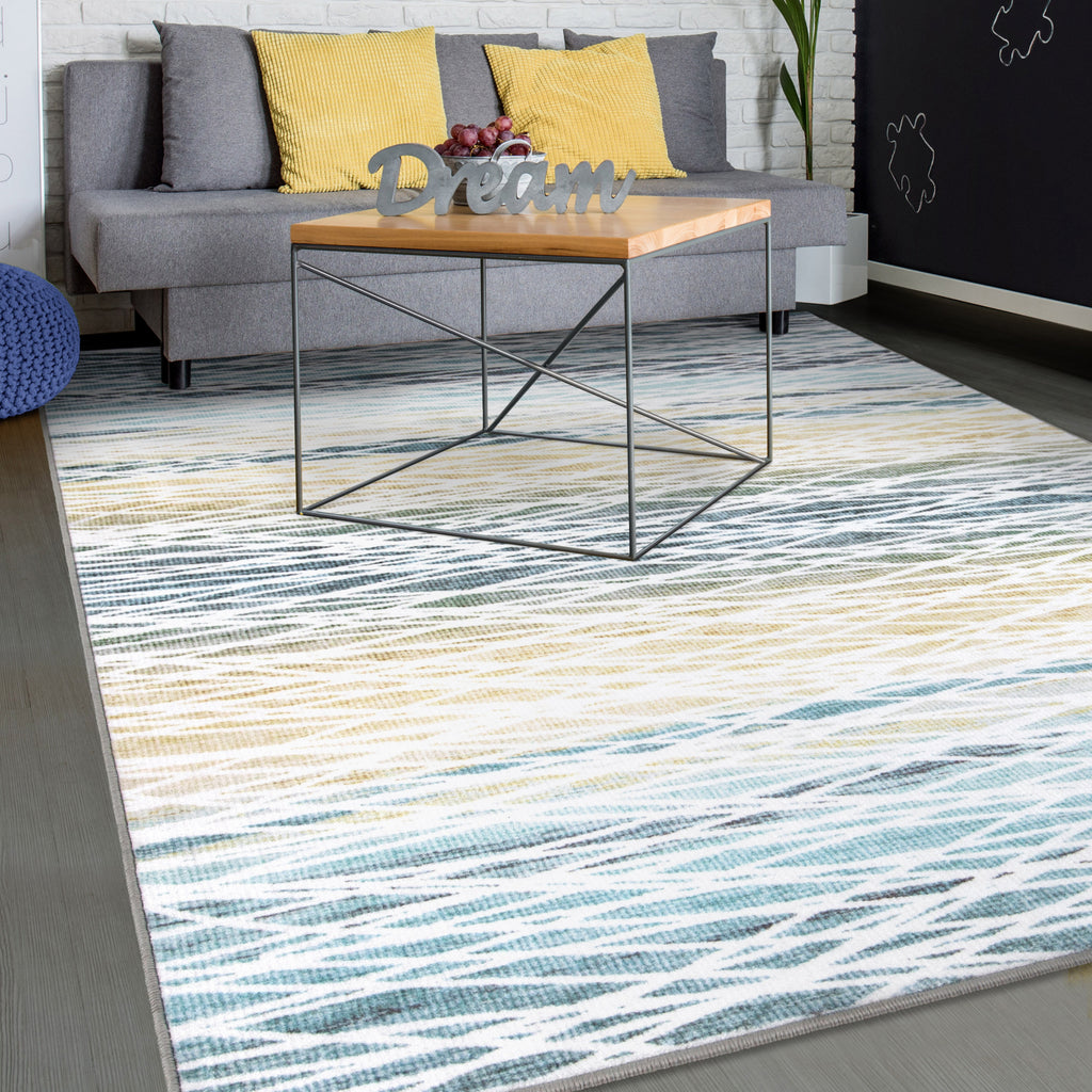 Orian Rugs Symmetry Resistance Light Mineral Area Rug  Feature