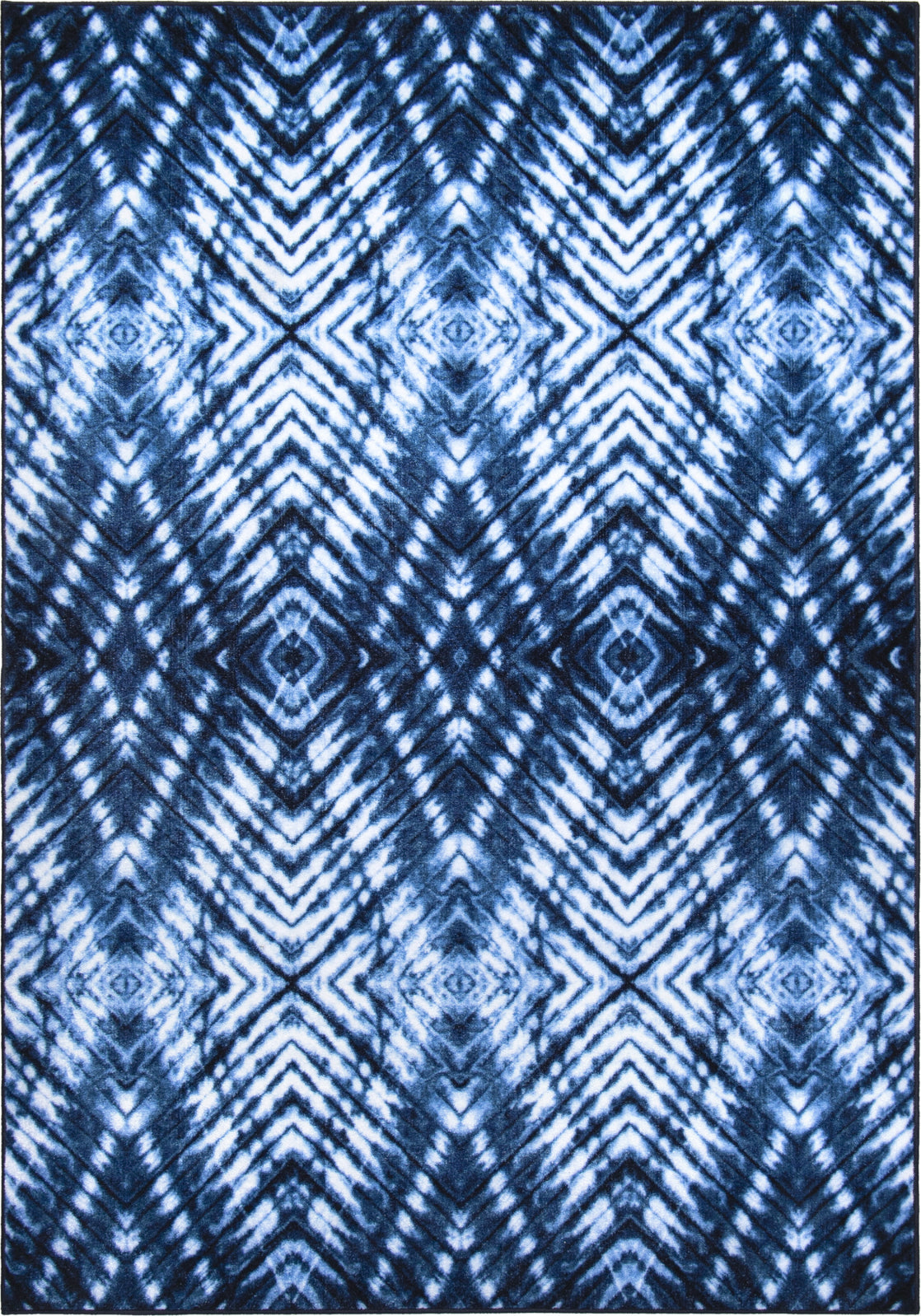 Orian Rugs Symmetry Shibori Dark Blue Area Rug main image