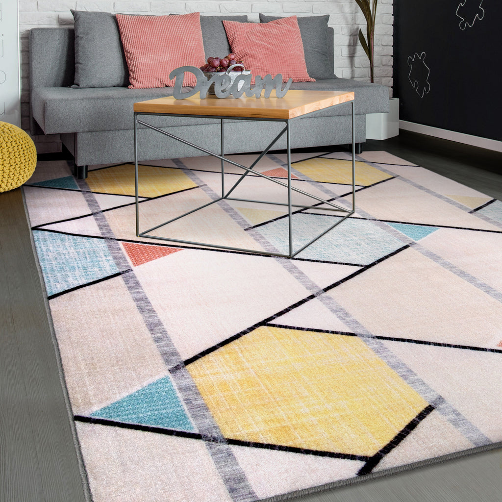 Orian Rugs Symmetry Vogle Mineral Area Rug  Feature