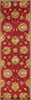 KAS Syriana 6003 Red Allover Kashan Hand Tufted Area Rug 