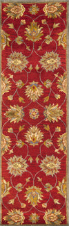 KAS Syriana 6003 Red Allover Kashan Hand Tufted Area Rug 