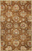 KAS Syriana 6004 Coffee Allover Kashan Hand Tufted Area Rug