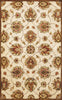 KAS Syriana 6005 Ivory Allover Kashan Hand Tufted Area Rug
