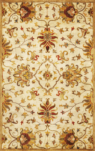 KAS Syriana 6012 Champagne Agra Hand Tufted Area Rug