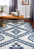 Bashian Torino T143-TOR504 Beige/Blue Area Rug