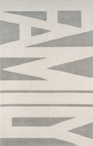 Momeni Tag TAG-1 Grey Area Rug by Novogratz