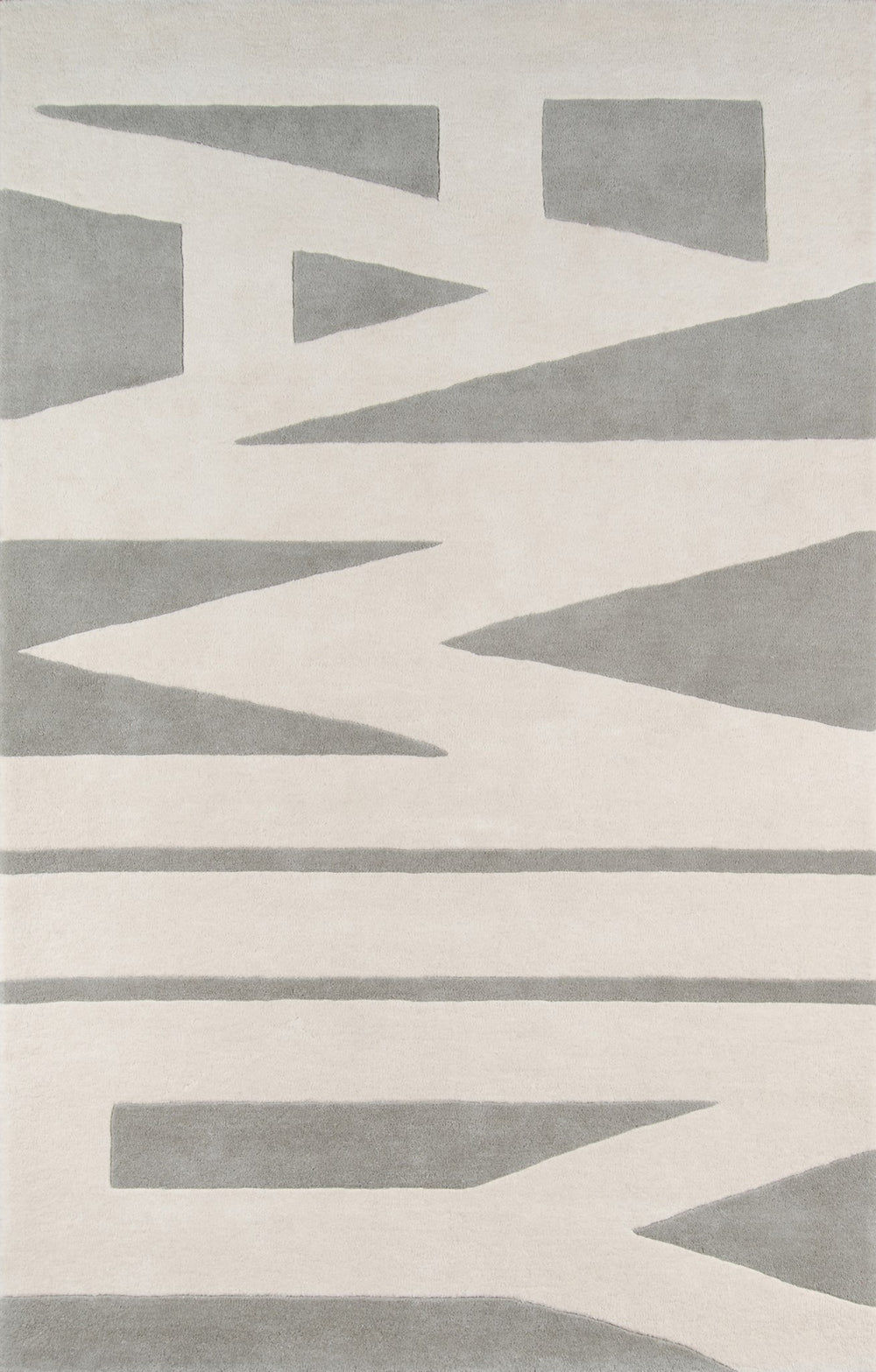 Momeni Tag TAG-1 Grey Area Rug by Novogratz