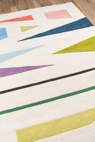 Momeni Tag TAG-1 Multi Area Rug by Novogratz Closeup