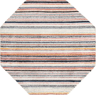 Unique Loom Tagine T-TAGN1 Ivory Area Rug Octagon Top-down Image