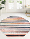 Unique Loom Tagine T-TAGN1 Ivory Area Rug Octagon Lifestyle Image Feature