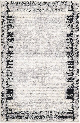 Unique Loom Tagine T-TAGN4 Black and White Area Rug main image