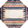 Unique Loom Tagine T-TAGN4 Multi Area Rug Octagon Top-down Image
