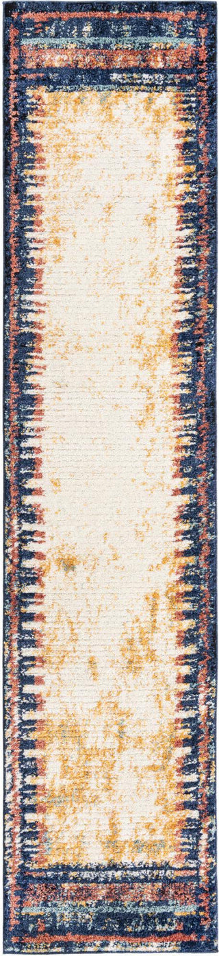 Unique Loom Tagine T-TAGN4 Multi Area Rug Runner Top-down Image