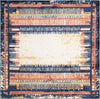 Unique Loom Tagine T-TAGN4 Multi Area Rug Square Top-down Image