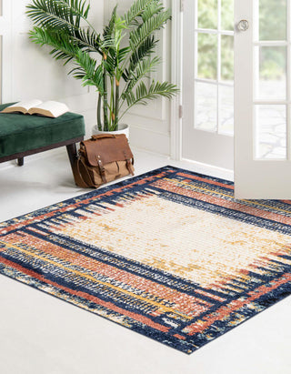 Unique Loom Tagine T-TAGN4 Multi Area Rug Square Lifestyle Image
