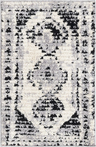 Unique Loom Tagine T-TAGN6 Black and White Area Rug main image