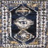 Unique Loom Tagine T-TAGN6 Blue Area Rug Square Top-down Image
