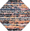 Unique Loom Tagine T-TAGN8 Multi Area Rug Octagon Top-down Image